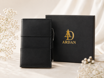 Leather Corporate Gift Set Include Leather Diary, Wallet and Pen