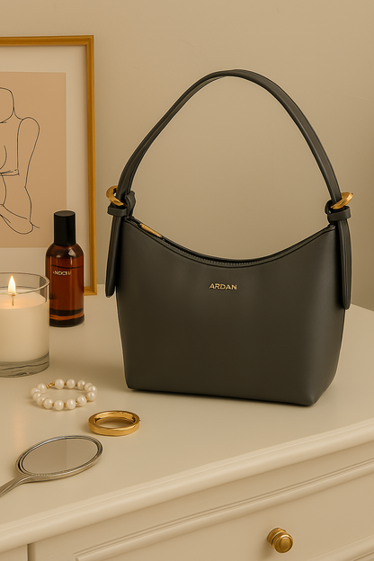 ARDAN Shoulder Bag with Adjustable Strap for Girls & Women (GREY) – Women's HandBag/Sling Bag – additional product photo | Leather Villa