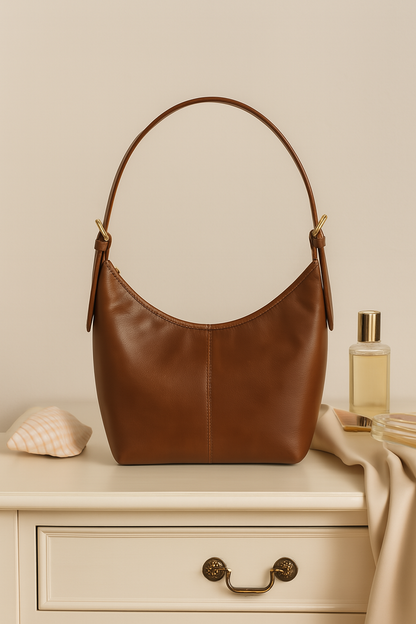 ARDAN Shoulder Bag with Adjustable Strap for Girls & Women (BROWN) – Women's HandBag/Sling Bag – additional product photo | Leather Villa
