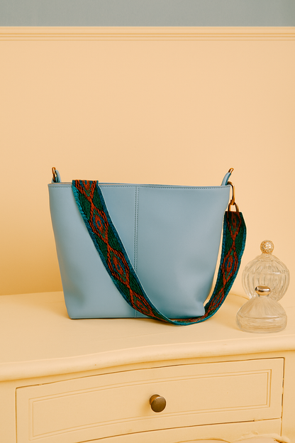 ARDAN Handbag along with Sling for Girls & Women (SKY BLUE) SKU130