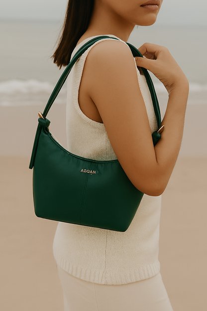 ARDAN Shoulder Bag with Adjustable Strap for Girls & Women (DARK GREEN) – Women's HandBag/Sling Bag – additional product photo | Leather Villa
