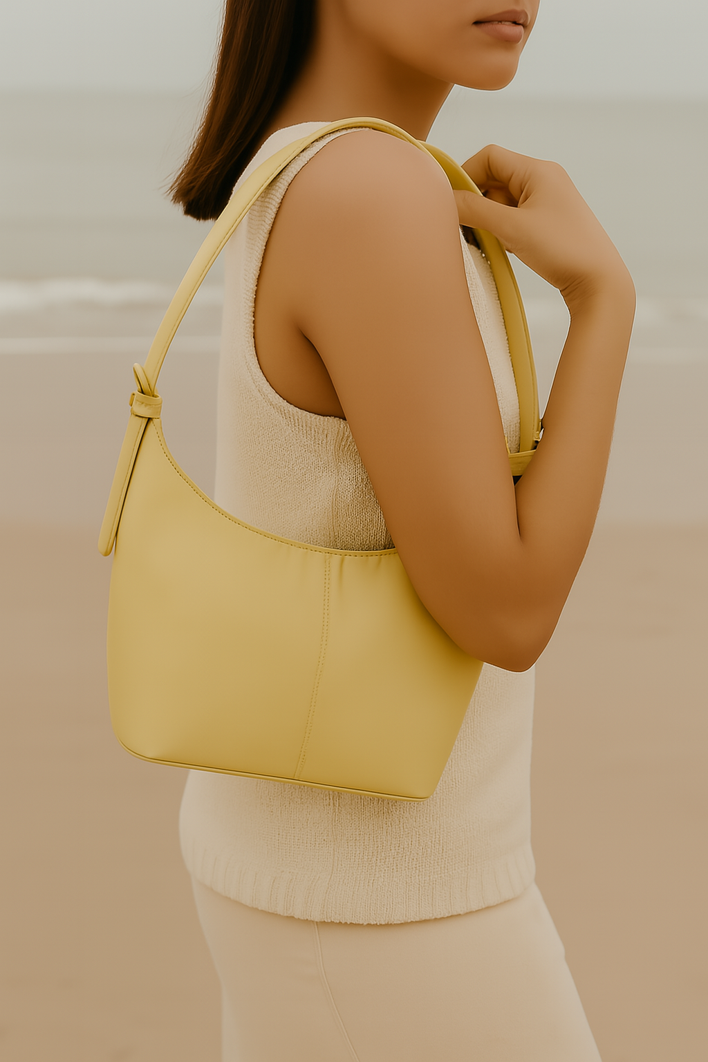 ARDAN Shoulder Bag with Adjustable Strap for Girls & Women (YELLOW) – Women's HandBag/Sling Bag – additional product photo | Leather Villa