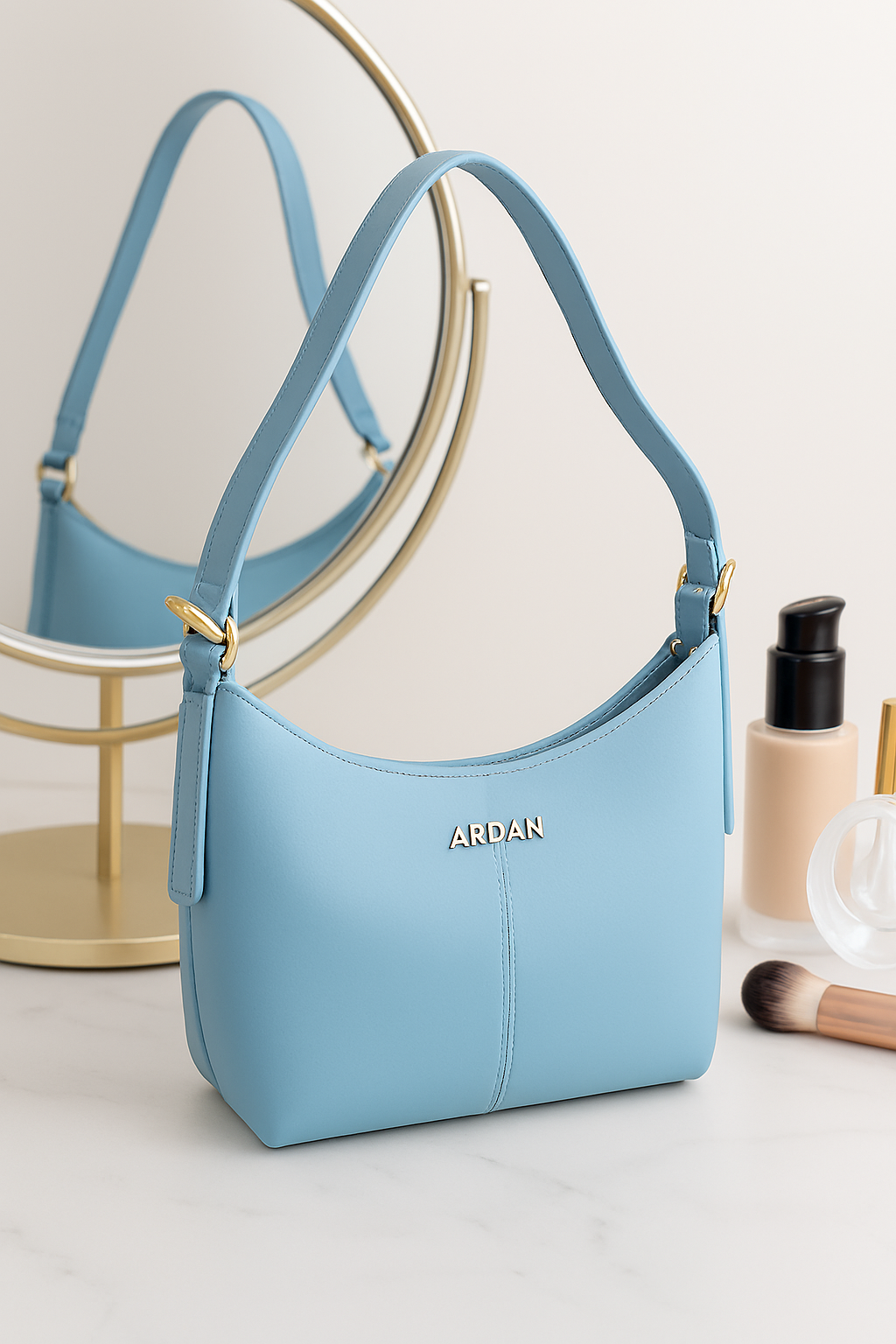 ARDAN Shoulder Bag with Adjustable Strap for Girls & Women (SKY BLUE) – Women's HandBag/Sling Bag – additional product photo | Leather Villa