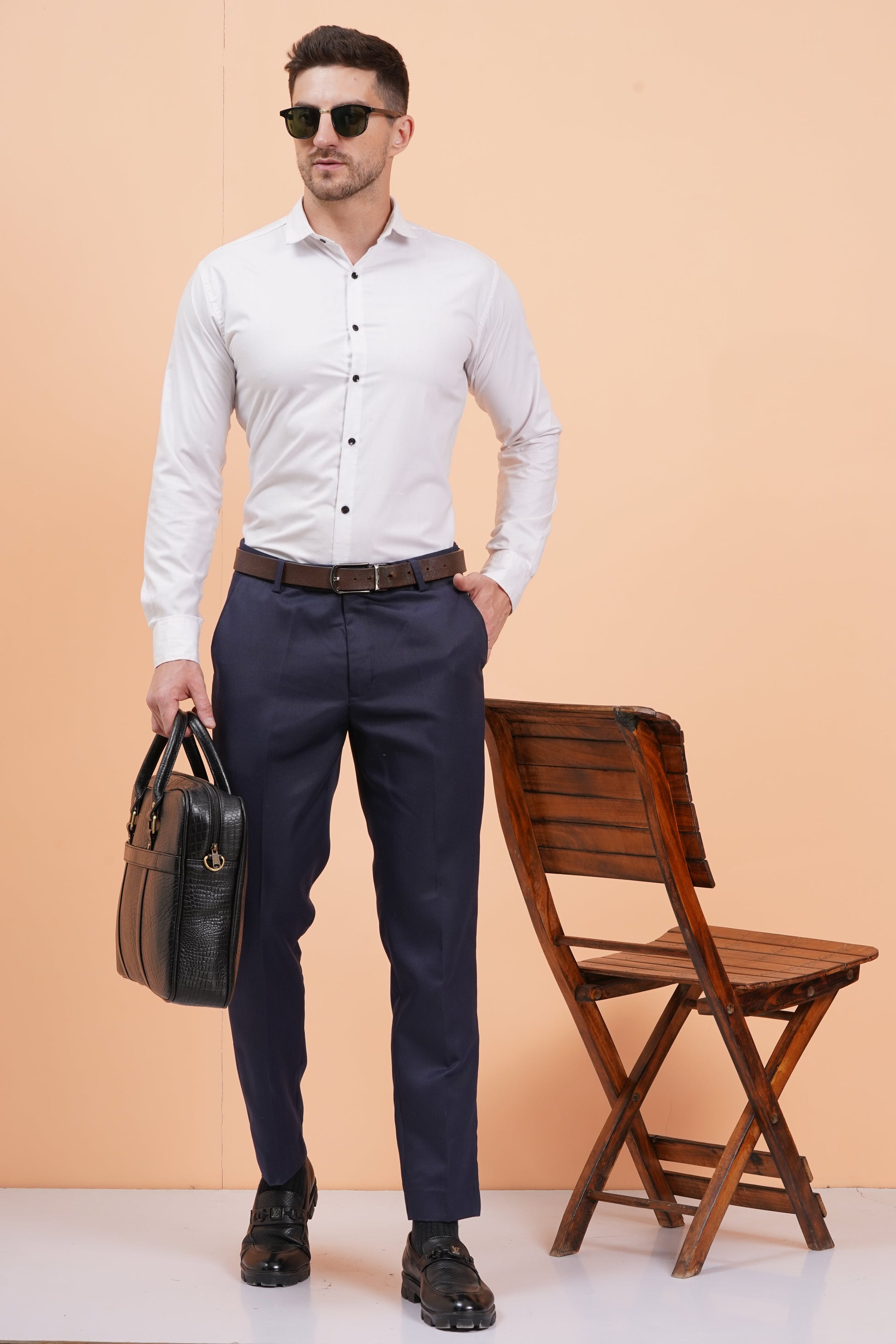 Premium Genuine Leather Office Bag for Men – Leather Laptop Bag – additional product photo | Leather Villa