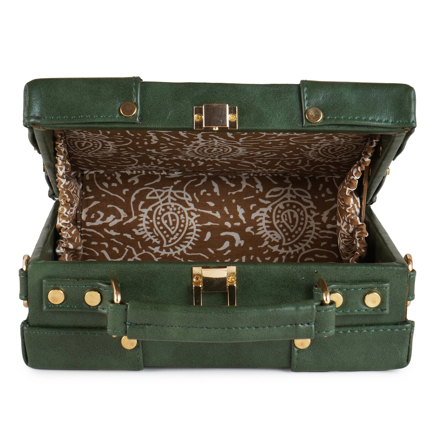 ARDAN Green Boxbag along with Sling for Girls & Womens – additional product photo | Leather Villa