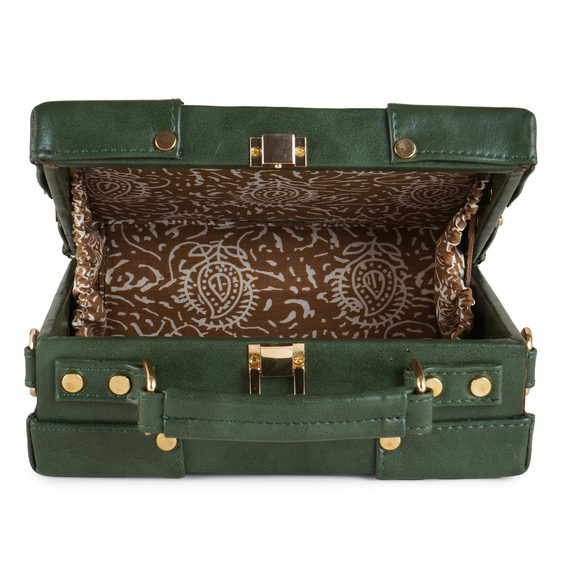 ARDAN Green Boxbag along with Sling for Girls & Womens – additional product photo | Leather Villa