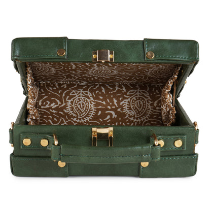 ARDAN Green Boxbag along with Sling for Girls & Womens – additional product photo | Leather Villa