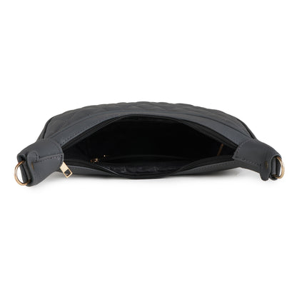 ARDAN Luxury Leather Quilted Handbag/Sling Bag/Moon Bag for Girls/Women/Ladies AL300A