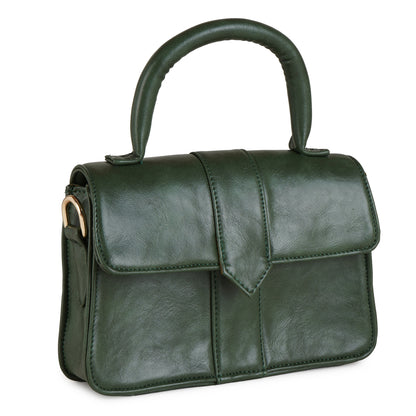 Ardan Vegan Leather Stylish & Hand Carry Chic Bag with Adjustabe Sling for Girls & Womens SKU63