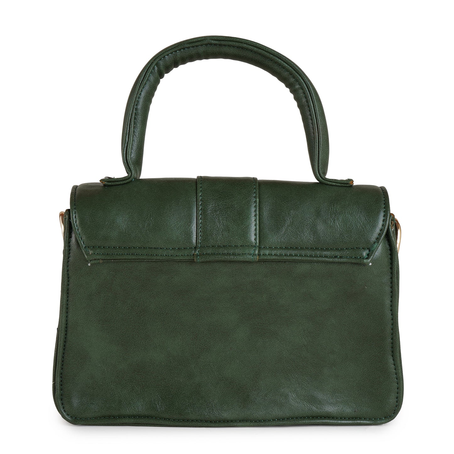 Vegan Leather Stylish & Hand Carry Chic Bag with Adjustabe Sling for Girls & Womens (Green) – Women's HandBag/Sling Bag – additional product photo | Leather Villa