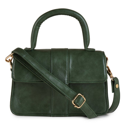 Ardan Vegan Leather Stylish & Hand Carry Chic Bag with Adjustabe Sling for Girls & Womens SKU63