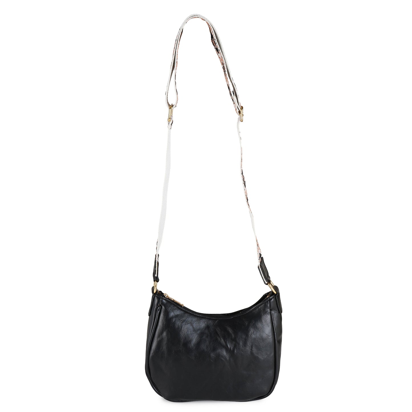 ARDAN Black Crossbody Slingbag for Girls & Womens – Women's HandBag/Sling Bag – additional product photo | Leather Villa