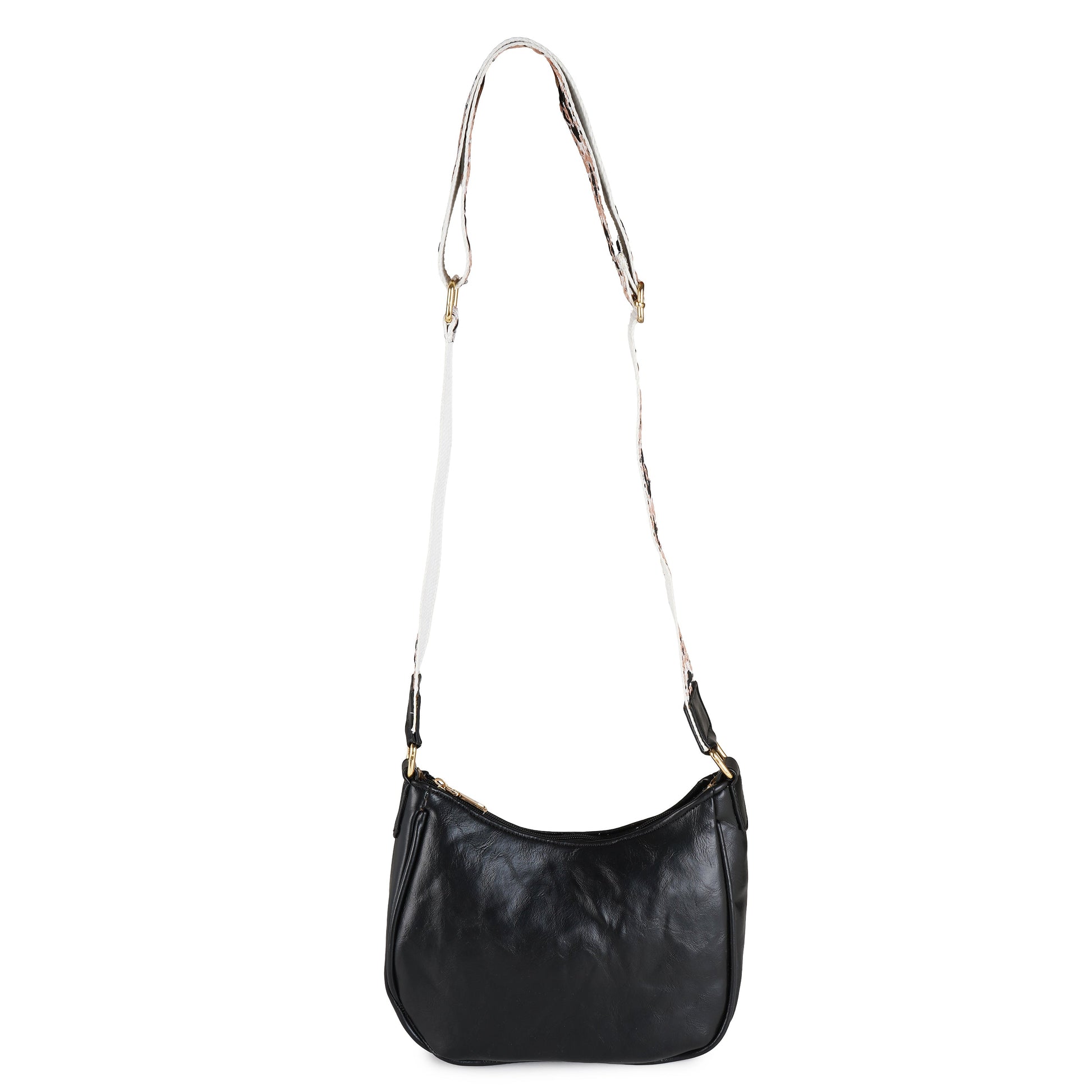 ARDAN Black Crossbody Slingbag for Girls & Womens – Women's HandBag/Sling Bag – additional product photo | Leather Villa