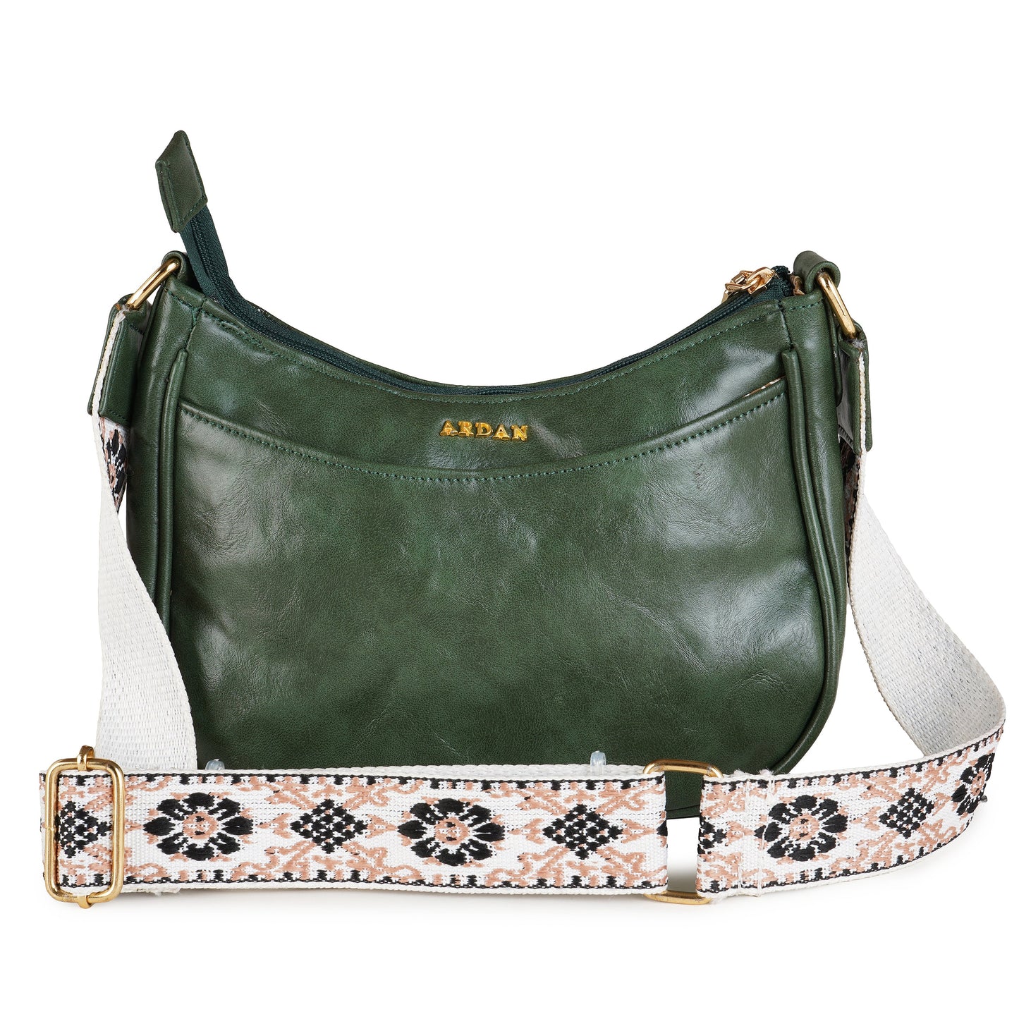 ARDAN Green Crossbody Sling bag for Girls & Womens – Women's HandBag/Sling Bag – additional product photo | Leather Villa