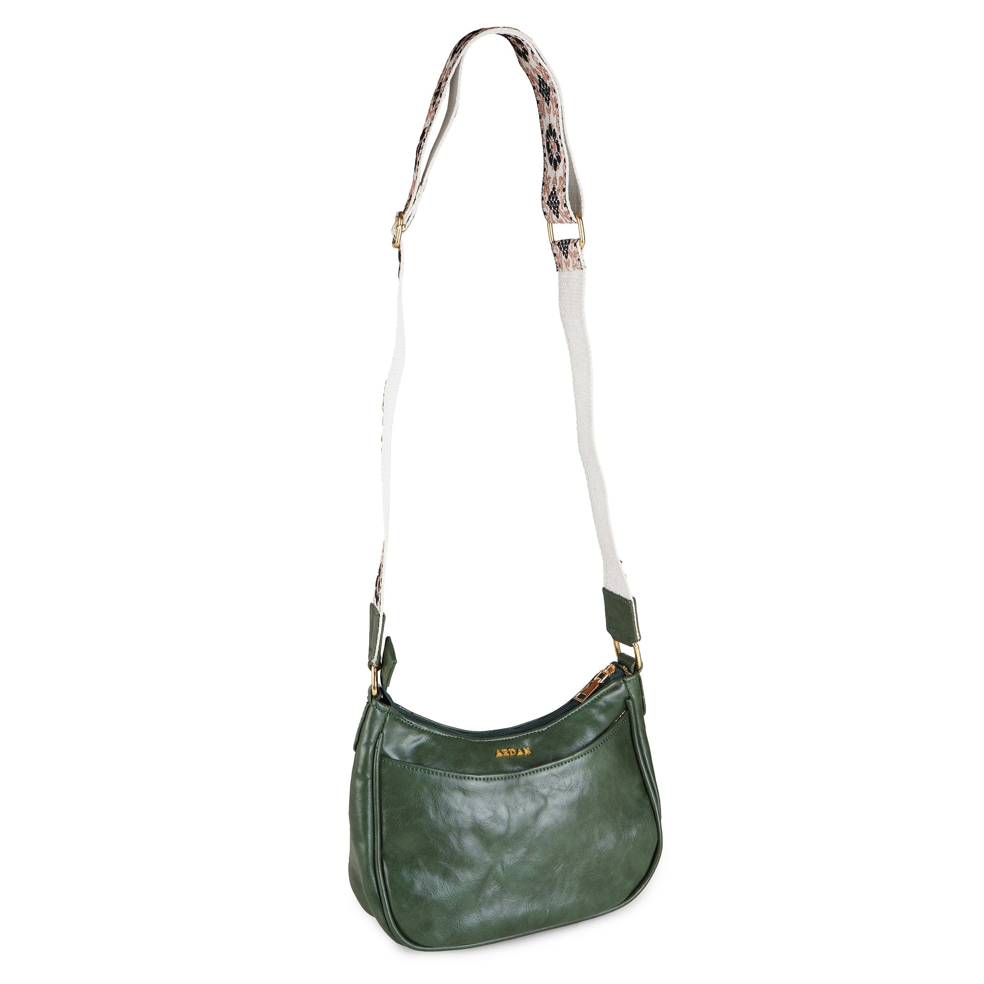 ARDAN Green Crossbody Sling bag for Girls & Womens – Women's HandBag/Sling Bag – additional product photo | Leather Villa