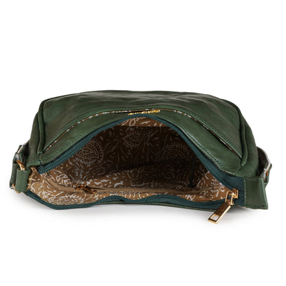 ARDAN Green Crossbody Sling bag for Girls & Womens – Women's HandBag/Sling Bag – additional product photo | Leather Villa