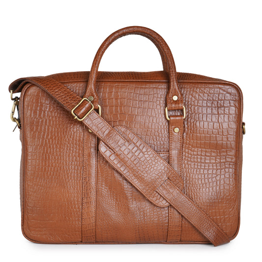 Canvas Laptop/Office Bag for Men | Fits Upto 15.6 inch Laptop Canvas Messenger Bag | Canvas Bag with Shoulder Strap | Briefcase for Men SKU58