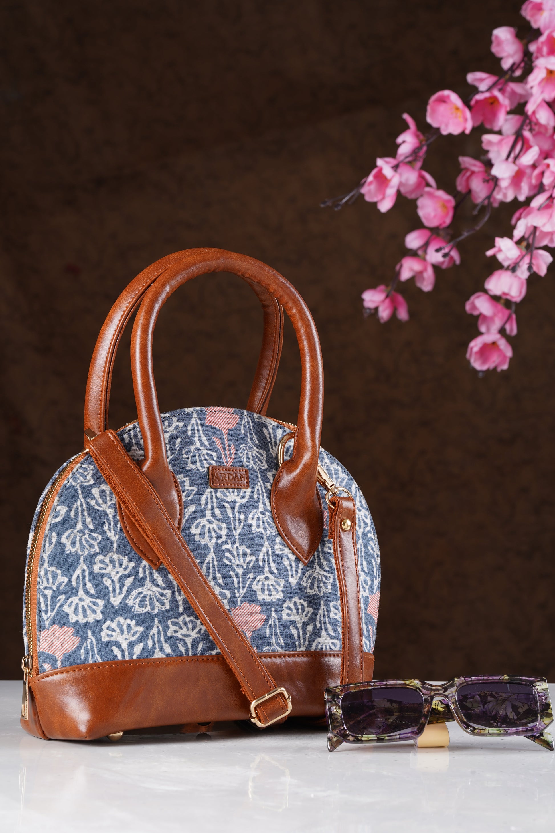 Bohemian Grey Handbag along with Sling for Girls & Womens – Women's HandBag/Sling Bag | Leather Villa