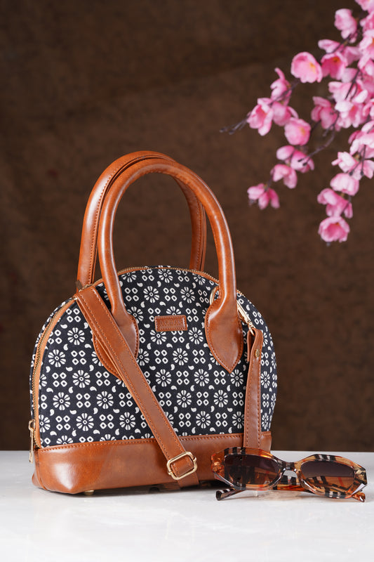 ARDAN Bohemian Black Handbag along with Sling for Girls & Womens AL206B