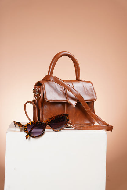 Ardan Vegan Leather Stylish & Hand Carry Chic Bag with Adjustabe Sling for Girls & Womens SKU64
