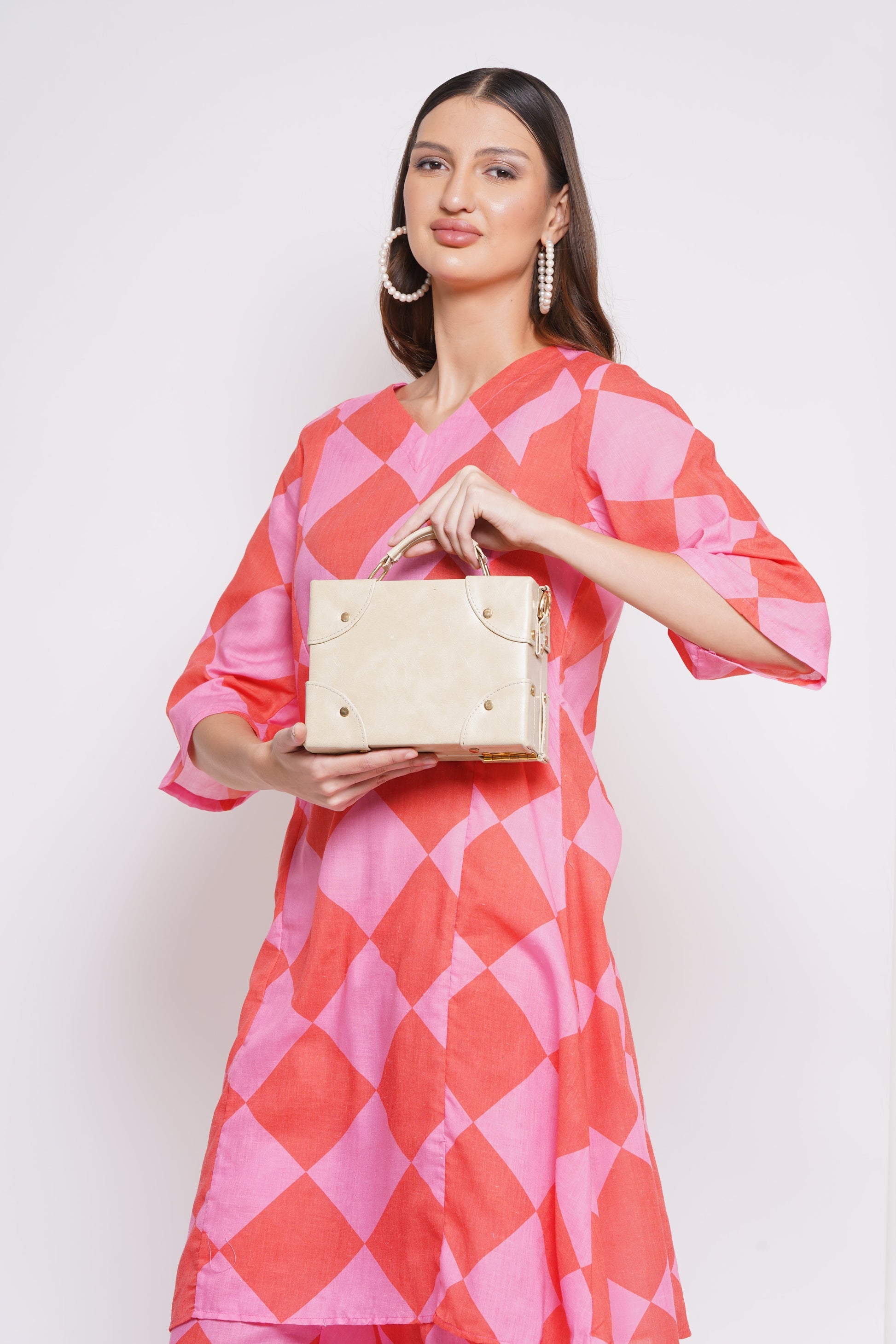 ARDAN Beige Boxbag along with Sling for Girls & Womens – additional product photo | Leather Villa