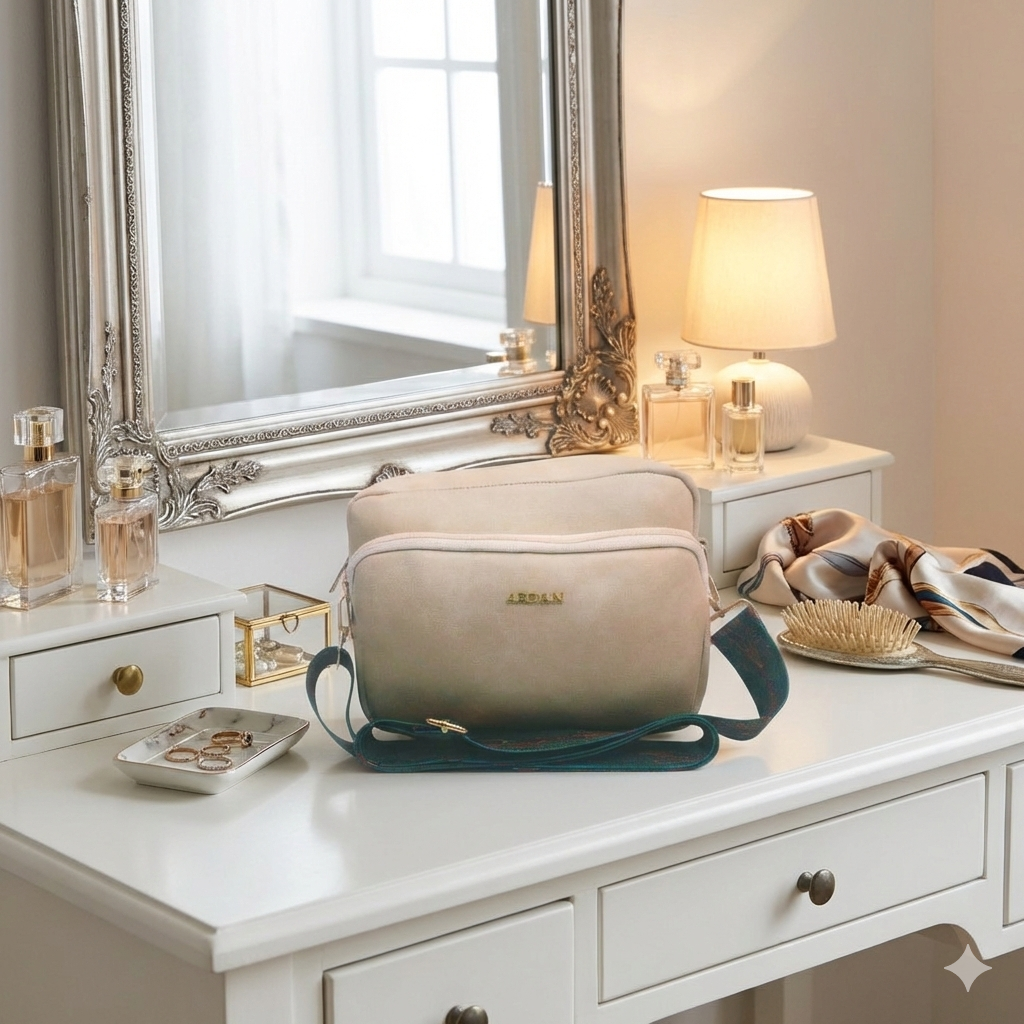 ARDAN Beige Women Sling Bag /Crossbody Bag with Detachable Belt for Girls & Women SKU163