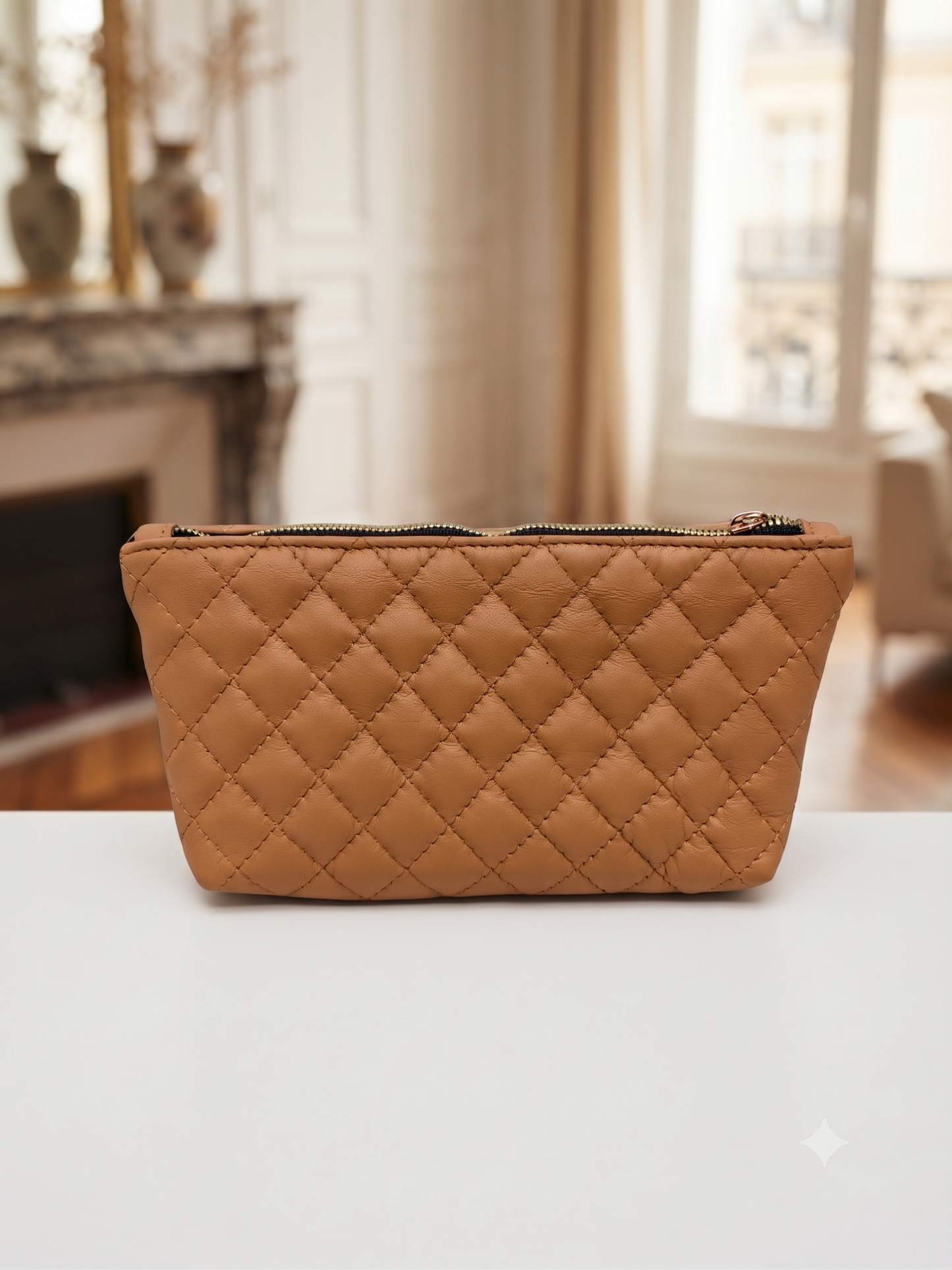 Premium Quilted Genuine Leather Tote Bag for Women | Stylish, Spacious & Lightweight Handbag