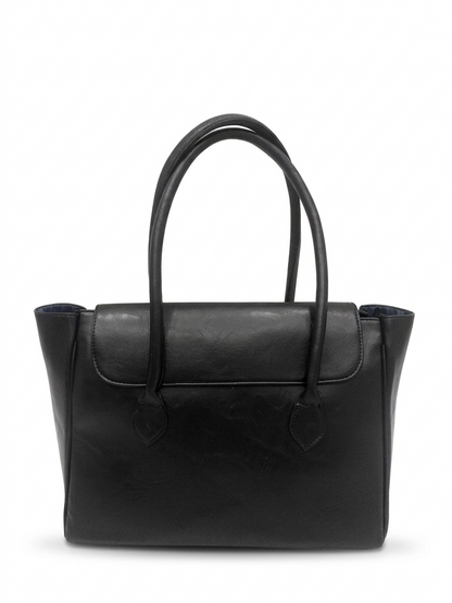 ARDAN Stylish Tote bag | Multitasker Trendy | Laptop compartment | Lightweight (Black)