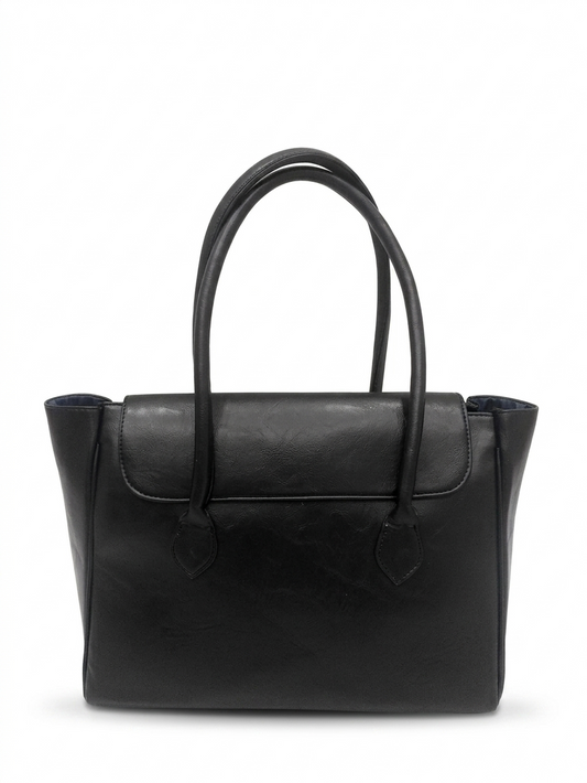 ARDAN Stylish Tote bag | Multitasker Trendy | Laptop compartment | Lightweight (Black)