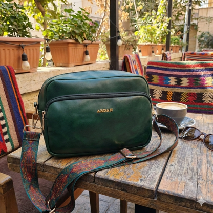 ARDAN Dark Green Women Sling Bag /Crossbody Bag with Detachable Belt for Girls & Women SKU156