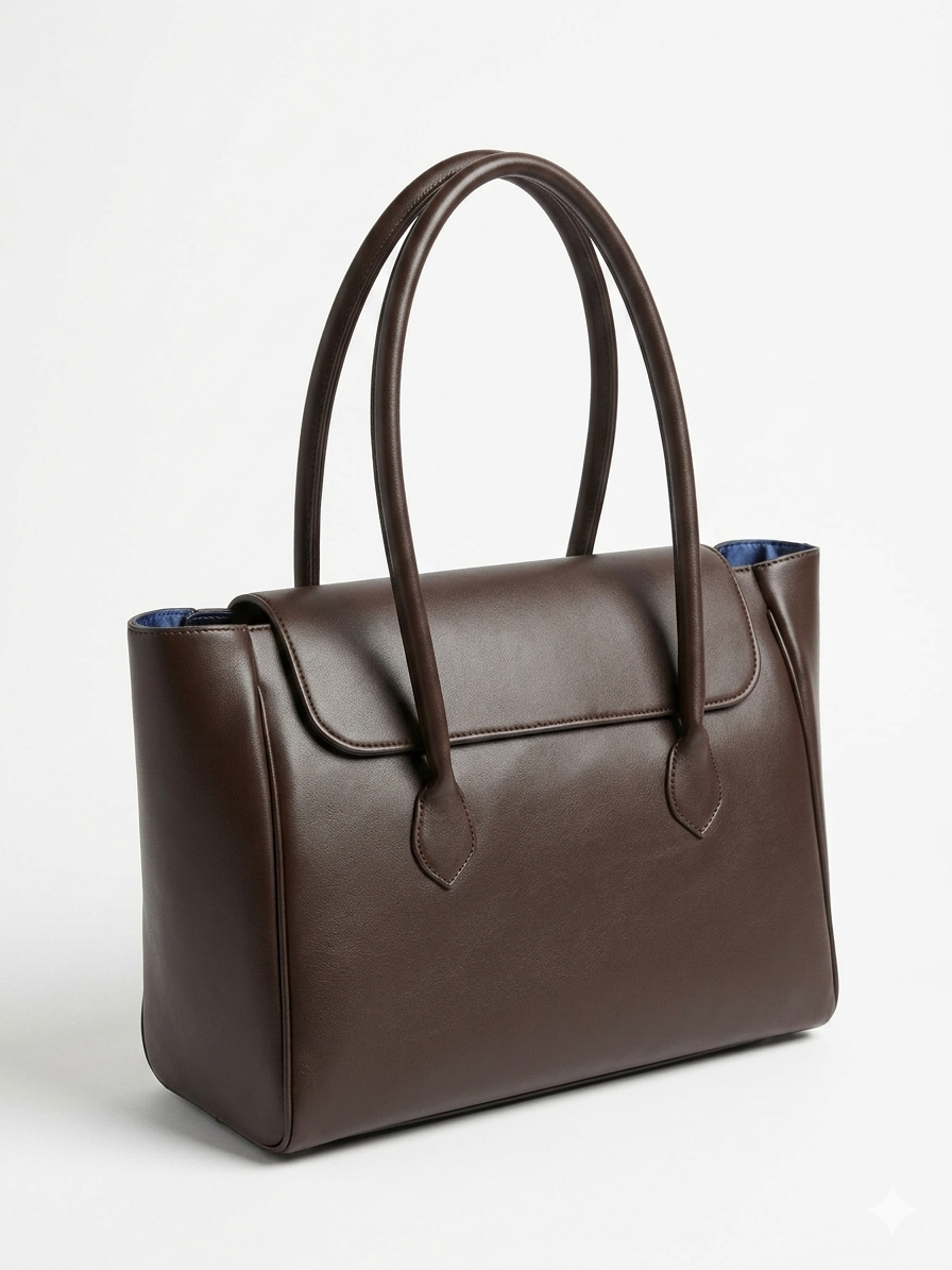ARDAN Stylish Tote bag | Multitasker Trendy | Laptop compartment | Lightweight (Chocklate Brown)