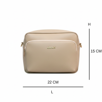 ARDAN Beige Women Sling Bag /Crossbody Bag with Detachable Belt for Girls & Women SKU163