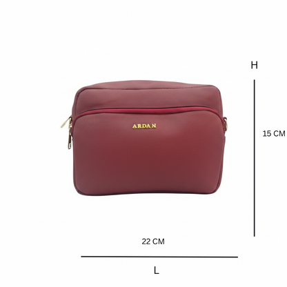ARDAN Maroon Women Sling Bag /Crossbody Bag with Detachable Belt for Girls & Women SKU157