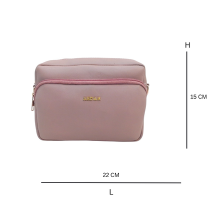 ARDAN Dusty Pink Women Sling Bag /Crossbody Bag with Detachable Belt for Girls & Women SKU155