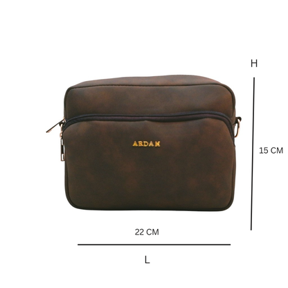 ARDAN Khaki Women Sling Bag /Crossbody Bag with Detachable Belt for Girls & Women SKU160