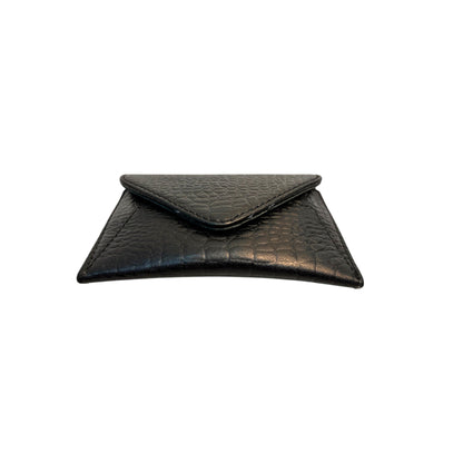 Genuine Leather Card Holder for Men /Slim Leather Credit/ATM Card Wallet – Black – additional product photo | Leather Villa