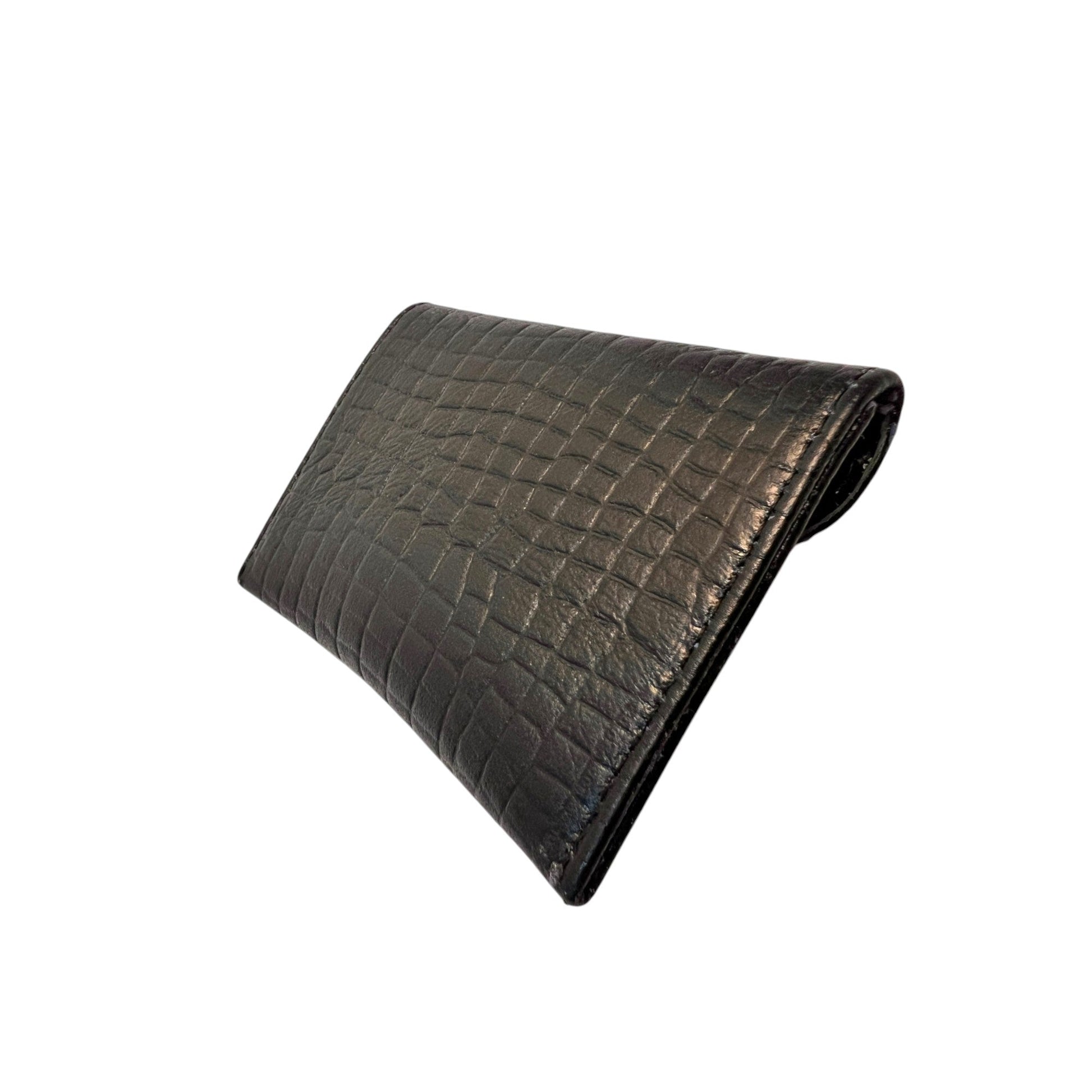 Genuine Leather Card Holder for Men /Slim Leather Credit/ATM Card Wallet – Black – additional product photo | Leather Villa