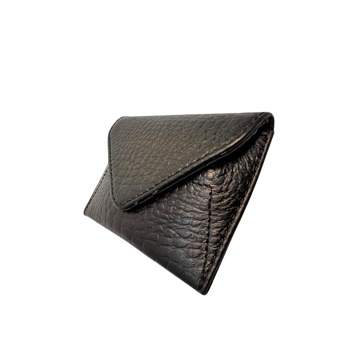 Genuine Leather Card Holder for Men /Slim Leather Credit/ATM Card Wallet – Black – additional product photo | Leather Villa