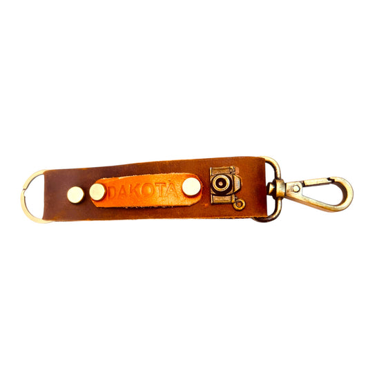 Ardan Customized Leather Keychain along with Name/Charm For Gifting Purpose KYC01