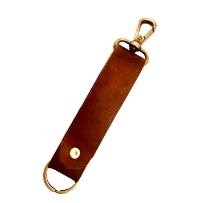 Ardan Customized Leather Keychain along with Name/Charm For Gifting Purpose KYC01