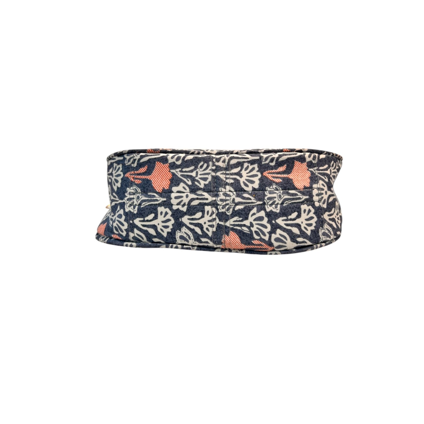 Grey Sling Bag In Floral Printed Cotton with Multiple Compartments & Pockets – Women's HandBag/Sling Bag – additional product photo | Leather Villa