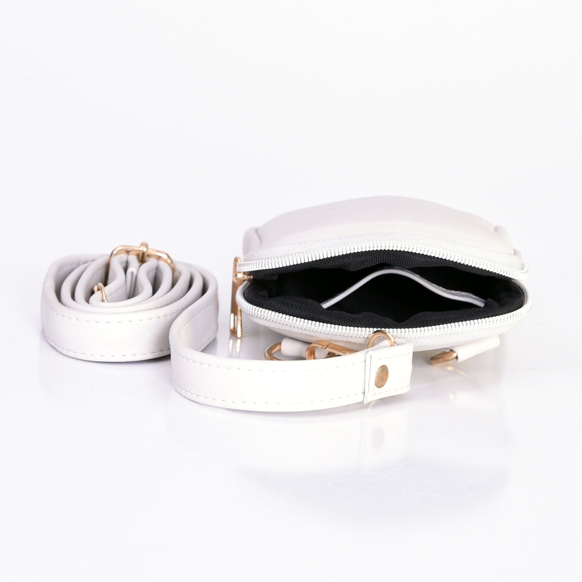Luxury Genuine Leather Sling Bag for Girls/Women/Ladies – White – Women's HandBag/Sling Bag – additional product photo | Leather Villa