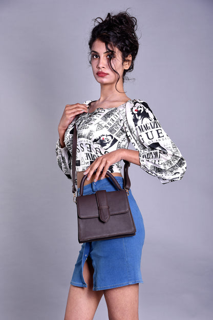 Ardan Genuine Leather Handbag, Sling Bag and Chic Bag for Girls AL121