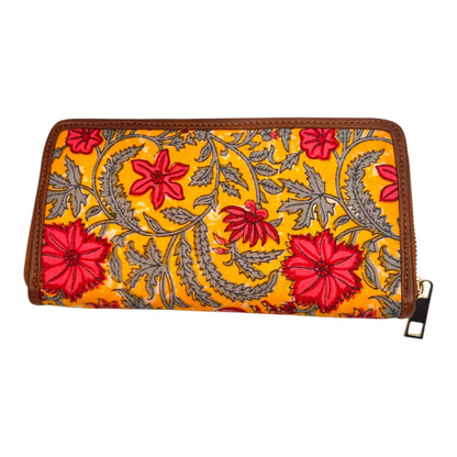 ARDAN Bohemian Yellow Hand Clutch Wallet for Girls & Womens AL208B
