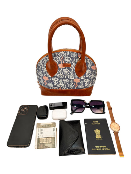 ARDAN Bohemian Blue Handbag along with Sling for Girls & Womens AL205B