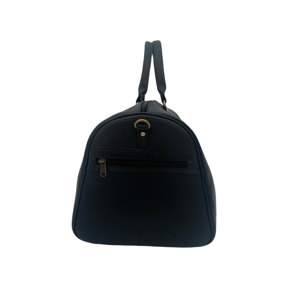 Genuine Leather Duffle Bag with Shoe Compartment Large Size
