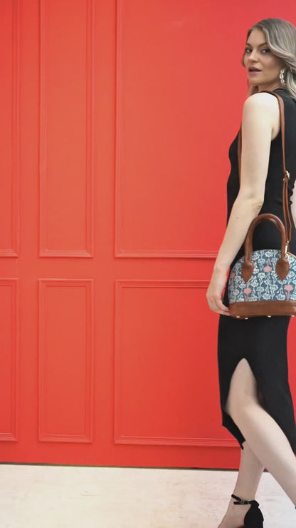 ARDAN Bohemian Blue Handbag along with Sling for Girls & Womens AL205B