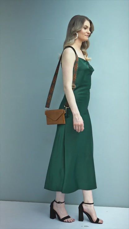 Brown Sling Bag for Women – Stylish & Compact Crossbody Purse