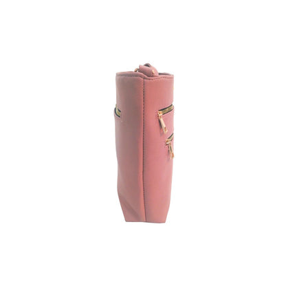 Ardan Dusty Pink Sling Bag with Detachable Belt for Girls & Women – additional product photo | Leather Villa