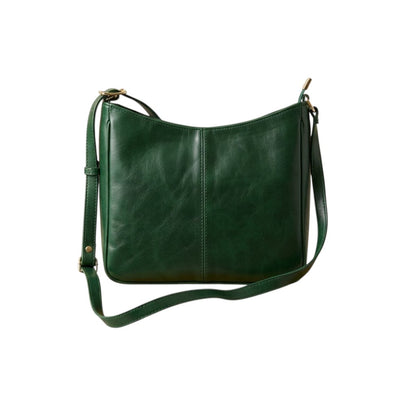 Vegan Leather Hobo Shoulder Bag with Minimalist Design & Adjustable Straps